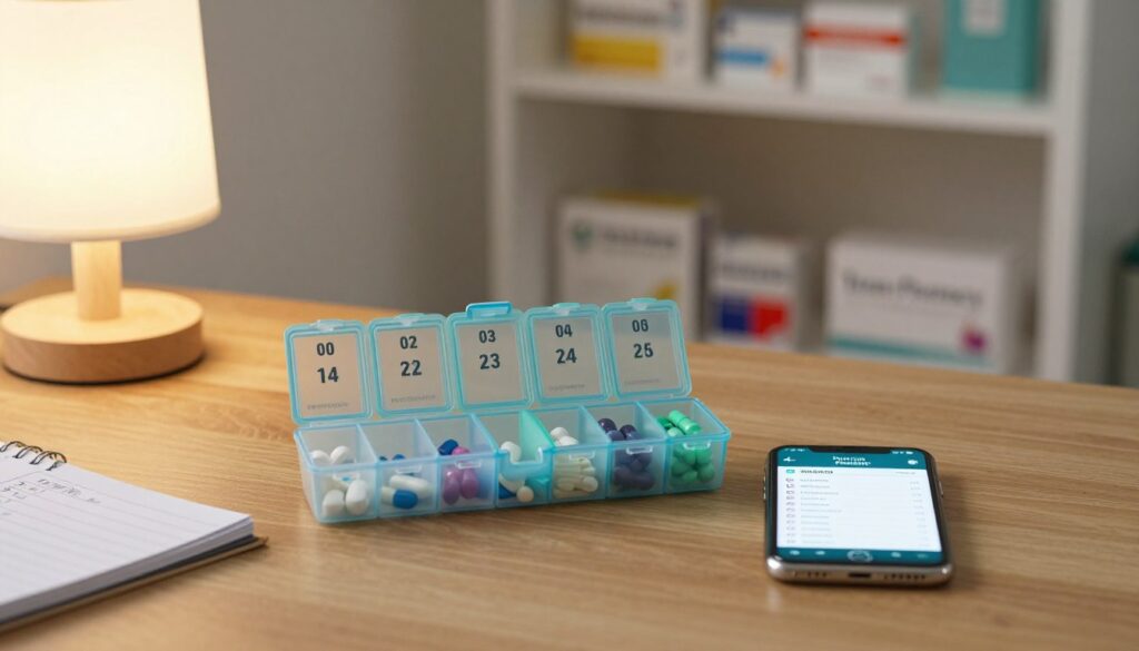 Prescription organization and medication schedule management
